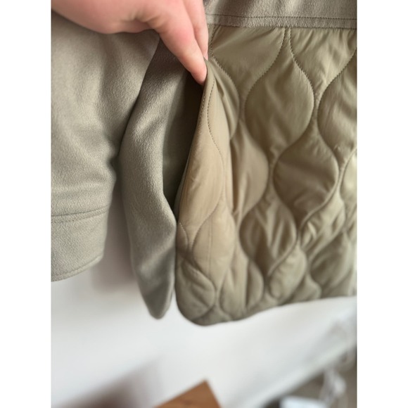 Hurley Tilden Mixed Media Onion Quilt Shacket Size Large - Picture 3 of 8